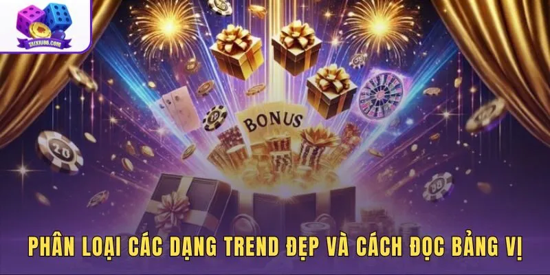 Kỹ năng canh cầu đẹp qua phân biệt từng dạng xu hướng trên bảng vị